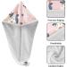 Cow Pink Hair Towel 2 Pack - Super Absorbent Quick Dry Hair Turbans for Women & Girls - Buy Online on GoSupps.com