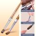 100% Kolinsky Acrylic Nail Brush - Round Shape (#10) - Professional Handmade Art Brush for Acrylic Application - Manicure Tool for Women - Buy Online on GoSupps.com
