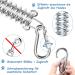 Hofleine Tie Out Cable for Large Dogs - Durable 9m Shock-Damping Spring Leash | Rustproof Pet Leash for Medium & Large Dogs Up to 125kg - Perfect for Courtyard & Camping - Buy Online on GoSupps.com