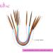KnitPal 12-inch Short Circular Knitting Needles Set - 11 Sizes for Babies, Sleeves, Socks - Free Patterns eBook - US 0-10 (2-6mm) - Buy Online on GoSupps.com