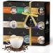 Coffee Gift Set - Selection of 9 Gourmet Flavoured Coffee Set - Medium-Dark Roasted Coffee Gifts for Men & Women - Gift for Coffee Lover - Christmas Coffee Gifts for Him & Her (Instant Coffee)