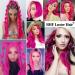 20 Inch Colored Clip in Hair Extensions - 10pcs Straight Pink Fashion Hairpieces for Party Highlights - Buy Online on GoSupps.com