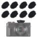 SUNMON Camera Mic Windscreen Dead Cat, Furry Camera Wind Muff Wind Cover for Canon G7X Mark II,Sony,Samsung,etc DSLR Mic Outdoor Windshield (8 Pack) Camera Windscreen 2.4 CM