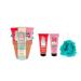 MAD BEAUTY Gnome Matter What Body Trio 3-in-1 Bath Kit: Body Wash Body Lotion & Exfoliating Loofah Refreshing Cedarwood & Bergamot Relax & Unwind Great Self-Care Gift Set