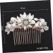 Didiseaon Pearl Hair Comb Crystal Headpiece Hair Accessories Rhinestone Barrettes Crystal Hair Comb Rhinestone Headpiece Bridal Hair Comb Pearl Comb Vintage Hair Comb Props Fashion Bride - Buy Online on GoSupps.com