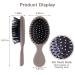 Joi-Fun 2 Pack Mini Travel Hairbrush Set for All Hair Types - Detangle with Ease, No Tears or Breakage - Black - Buy Online on GoSupps.com