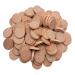 1 Inch Natural Wood Slices Unfinished Round Wood Coins for DIY Arts & Crafts Projects 60 per Pack.