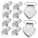 Exceart 60 Peach Heart Duck Cable Clips - Ideal for Pacifiers Trousers Braces & Cushion Holders - Perfect for Newborns & More! - Buy Online on GoSupps.com