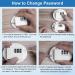Skyzone Code Lock for Refrigerators & Windows - Child Safety Lock UPVC Window Lock No Drilling Key Cable Lock for Drawers - Buy Online on GoSupps.com
