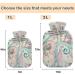 Naanle 2L Hot Water Bottle with Lid | Flower Tree of Life Design | Pain Relief & Warmth for Back Hands Feet & Neck Therapy - Buy Online on GoSupps.com