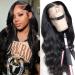 Body Wave Lace Front Wigs Human Hair Pre Plucked 13x4 HD Lace Frontal Wig with Baby Hair 150% Density Brazilian Virgin Human Hair Lace Front Wigs for Black Women Glueless Natural Black 22inch 22 Inch 13x4 Body Wave Lace ...