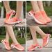 XIRUJNFD Air Cushion Orthopedic Slip-on Shoes for Women | Wide Width Arch Support Sandals in Orange - Size 6.5 - Buy Online on GoSupps.com