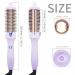 K&K 1.5 Inch Thermal Brush - Volumizing Heated Curling Iron with Ceramic Tourmaline - Quick Heating & Dual Voltage - Silky Smooth Hair - Purple - Buy Online on GoSupps.com