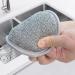 Shakven Washing Up Sponge Scrubber | Multi-Purpose Cleaning Supplies Household Steel Wire Sponge Scrubber for Pans Cookers Plates - Buy Online on GoSupps.com