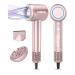 ANIEKIN Hair Blow Dryer 110 000 RPM Fast Drying Ionic Blow Dryer Thermo Control and Quiet Blow Dryer with Magnetic Diffuser for Home and Travel Use Pink