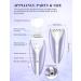 Rechargeable Facial Epilator for Women | Cordless Mini Electric Lady Shaver with 2 Speeds | 32 Tweezers Hair Remover for Face, Legs, Arms, Armpit, Bikini - Purple - Buy Online on GoSupps.com
