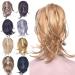 12-Inch Blonde Braided Wig - Synthetic Fiber Gray Ponytail for Women | International Shipping - Buy Online on GoSupps.com
