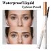 Waterproof Eyebrow Pencil - Long-lasting & Fast-Drying Liquid Pencil for Effortless Natural Shape in Light Brown - Buy Online on GoSupps.com