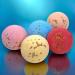 MIJOMA Luxury Bath Bombs 67g Set of 5 Bath Bombs - Lemon Mint Ocean Jasmine Sandalwood Grapefruit & Cranberry - Vegan Bath Fizzer - Buy Online on GoSupps.com
