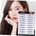 BIUDECO Hair-like Eyebrows 4pcs Eyebrow Stickers Tool Stickers Makeup Brow Sticker Artificial Eyebrow Applique Make up 4d - Buy Online on GoSupps.com