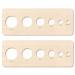 2 Pcs Auxiliary Tool for Attaching Safety Eyes and Washers Insertion Tool for Safety Eyes Crochet Tools for DIY Craft Amigurumi Stuffed Bear Eyes Install Doll Making Supplies  6 Sizes
