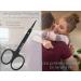 Buy Stainless Steel Curved Cuticle Scissors with Tower Tip - Black | Precision Nail Care Tools for Perfect Grooming - International Shipping Available - Buy Online on GoSupps.com