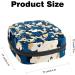 Blue Khaki Camo Sanitary Napkin Storage Bag | Portable Period Kit Pad Pouch for Women & Teens - Color 4 - Buy Online on GoSupps.com
