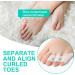 Sumifun Pinky Toe Separators - 12 Pack Clear Little Toe Spacers for Overlapping and Curled Toes - Buy Online on GoSupps.com