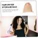 LALADEFIEE Hair Dryer Storage Bag Cotton Hair Dryer Bag Hair Bags for Hair Stuff Drawstring Storage Bags Fabric - Buy Online on GoSupps.com
