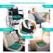 Inflatable Donut Pillow Adjustable Butt Cushion Seat for Long Sitting to Helps Relieve Pressure from Hemorrhoid Treatment Tailbone Pain Coccyx Pain Sciatica Postpartum (Pink) (green) - Buy Online on GoSupps.com