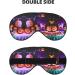 FoRes Halloween Carnival Party Eye Mask - Unisex Light Blocking Adjustable Sleep Mask for Deep Rest - Black - Buy Online on GoSupps.com