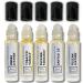 Mens Cologne Sampler Sets - Travel Size Perfume Scented Body Oil Alt Fragrances Replicant Perfume Roll on Mini Perfume Bottle for Man 5 pc (Leather Vibes)