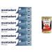 Italian Gourmet Mentadent Lot de 6 tubes de dentifrice antibact rien en profondeur contre la plaque dentaire et la mauvaise haleine 6 x 75 ml + Italian Gourmet Polpa