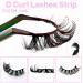 10 Pairs 3D Russian False Eyelashes - Natural Look Curly Cat Eye D Curl 808 | Wispy Volume Lashes for Stunning Eyes - Buy Online on GoSupps.com