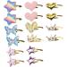 Jinlaili 16 Pack/8 Pairs Hair Clips Girls Metal Snap Barrettes Cartoon Girls Hairpins Cute Hair Clips Girl Hair Accessories Sparkly Star Shaped/Butterfly/Heart Hair Clips for Kids - Buy Online on GoSupps.com