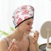 Pink Hearts Microfiber Hair Towel | Soft & Super Absorbent Quick Dry Hair Wrap for Women - Perfect for Long Curly Thick Hair - Buy Online on GoSupps.com