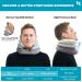 Inflatable Neck Stretcher Cervical Traction Device with Removable Air Pump - Neck Pain Relief Brace for Home & Travel (with Pillow Cover) - Buy Online on GoSupps.com