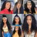 26 Inch Water Wave Headband Wig | Human Hair | Brazilian Virgin Hair | Natural Color | Machine Made | for Black Women - Buy Online on GoSupps.com