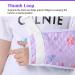 Kids Arm Sling - Adjustable Printed Shoulder Immobilizer for Children | Breathable Fabric Support Brace with Thumb Loop (Small Purple - Buy Online on GoSupps.com
