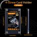 10-Piece 35 PT Acrylic Screw Baseball Card Holder Set - Clear Trading Card Protector for Sports Cards - Buy Online on GoSupps.com