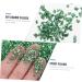 FOMIYES Metal Epoxy 1 Glass Chip Nail Stickers Thick 3D Metal Filler 0.5X0.3cm Green - Buy Online on GoSupps.com