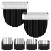 Wusuker Replacement Blade for All oneisall & HOLDOG Dog Grooming Clippers Snap-in Replacement Blades Fit for Most Low Noise Dogs Cats Grooming Clipper (2 Pack Blade + 4 Pcs Guards)