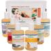 Trial Set of 6 Wellness Massage Oils | 50ml Each | Ideal for Physiotherapy & Relaxation - International Shipping - Buy Online on GoSupps.com