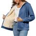 Warm Oversized Plush Hoodie Jacket for Ladies - Winter Coat & Fleece Buffer in Multiple Color Variants | 5XL - Buy Online on GoSupps.com