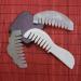 Heallily Jade Stone Hair Comb Set for Women - Scalp Massage and Acupuncture Therapy (3 Pcs) - Buy Online on GoSupps.com