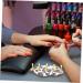 SOESFOUFU Fake Nail Stand 2 Sets Palette nail holder for press on nails bracket false nails supplies base artificial nails display holder nail display stand the cow manicure nail - Buy Online on GoSupps.com