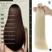 Runature Invisible Tape Extensions - Real 45 cm Blond Hair | 20 Pieces 50g #60 Smooth Human Hair Tapes - Buy Online on GoSupps.com