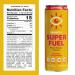 EBOOST Super Fuel Natural Energy Drink - Orange Mango 12 Pack - 11.5 Fl Oz - With Natural Caffeine and Electrolytes - Buy Online on GoSupps.com