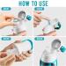 YUBIRD 2 PCS Silicone Straw & Mouthpiece Replacement Set for Brita Water Bottle - Cap & Bite Valve Included - Buy Online on GoSupps.com