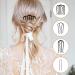 COMNICO 10 Pieces French Hair Side Twist Combs U Shaped Metal Hair Fork Clip Vintage Styling Teeth Hair Pins Stick Accessories for Updo Bun Women Girls Bridal Wedding Veil Fine Hair Fixer Tool - Buy Online on GoSupps.com